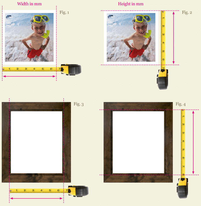 Measuring your photo or art for a picture frame by Picframes