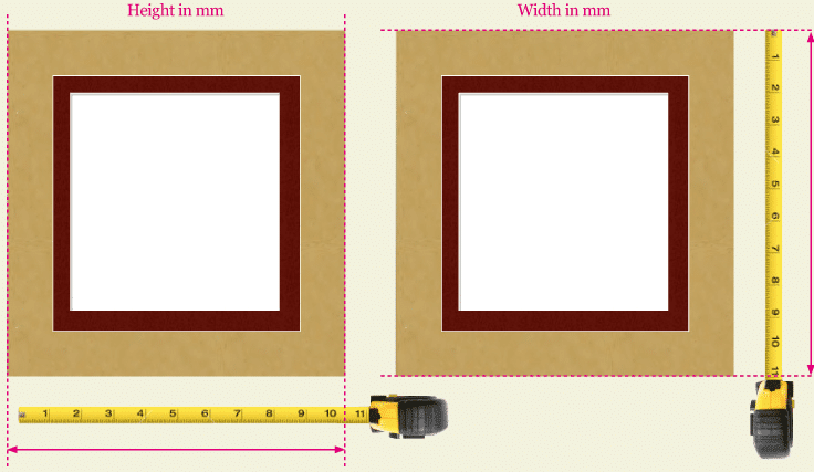 Measuring your photo or art for a picture frame by Picframes